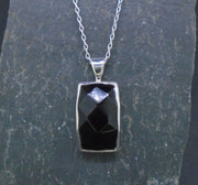 Whitby Jet Sterling Silver Pendant