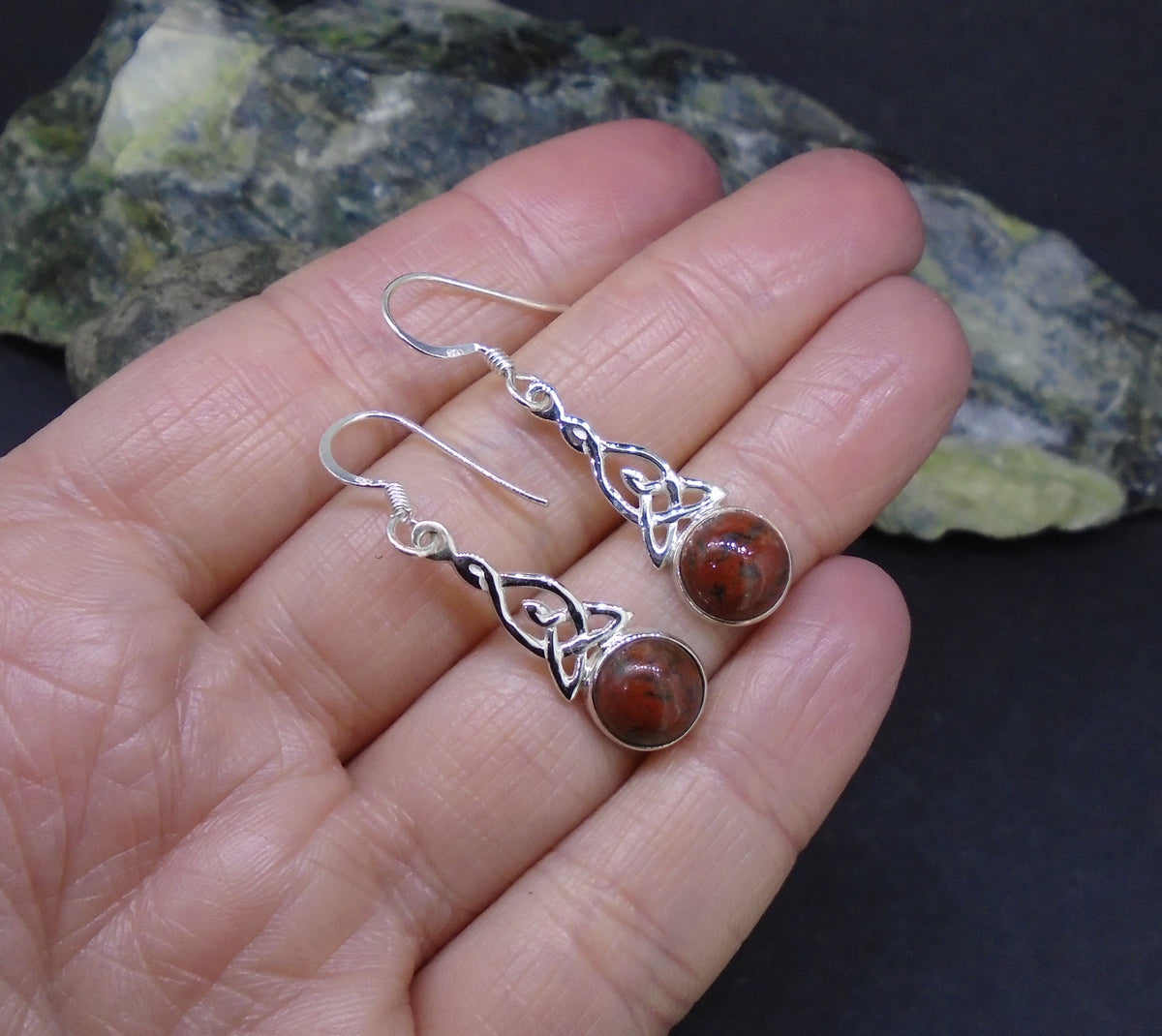Lewisian Celtic Knot Sterling Silver Earrings