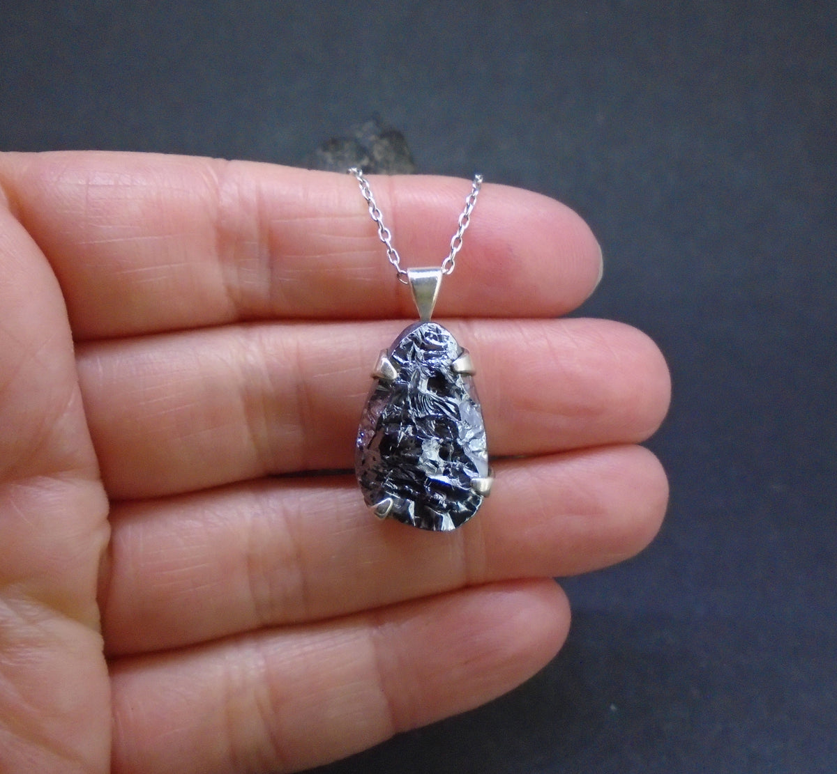 Silicon Sterling Silver Pendant