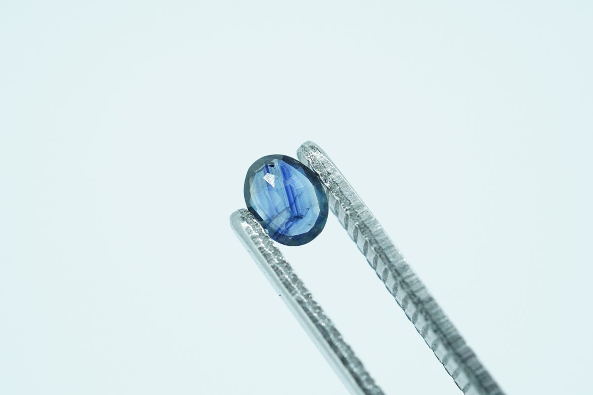 Oval Blue Rare Scottish Sapphire Gemstone