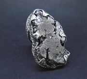 'Star-kindler' Colossal Meteorite Sterling Silver Ring