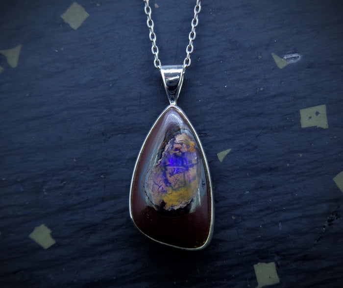 Yowah Opal Sterling Silver Pendant