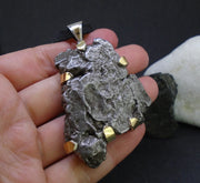 Monster Meteorite Sterling Silver Pendant