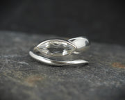 Edinburgh Sea Glass Sterling Silver Wrap Ring