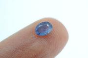Oval Light Blue Rare Scottish Sapphire Gemstone