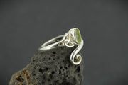 Peridot Sterling Silver Celtic Ring