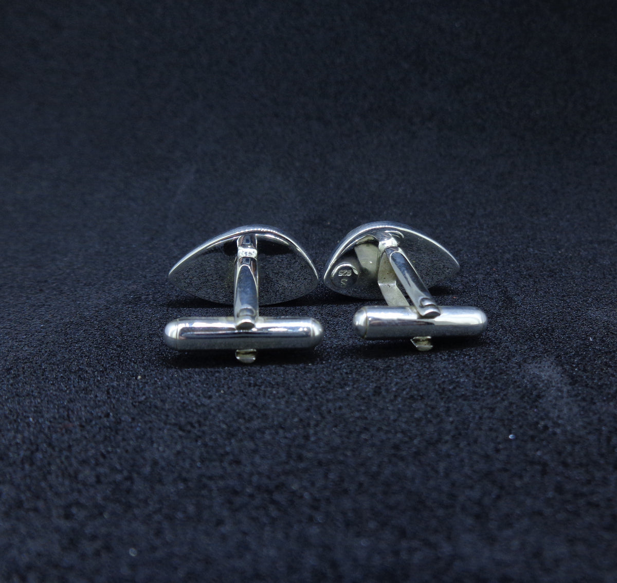 Edinburgh Castle Rock Sterling Silver Cufflinks