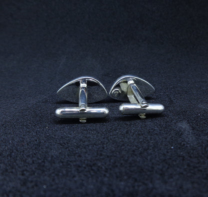 Edinburgh Castle Rock Sterling Silver Cufflinks