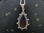 Sugilite Sterling Silver Fancy Pendant