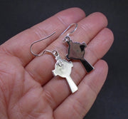 Lewisian Celtic Cross Sterling Silver Earrings