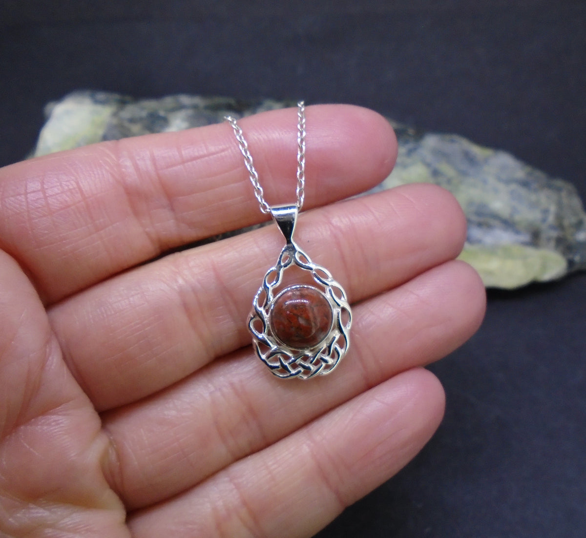 Lewisian Sterling Silver Celtic Cradle Pendant