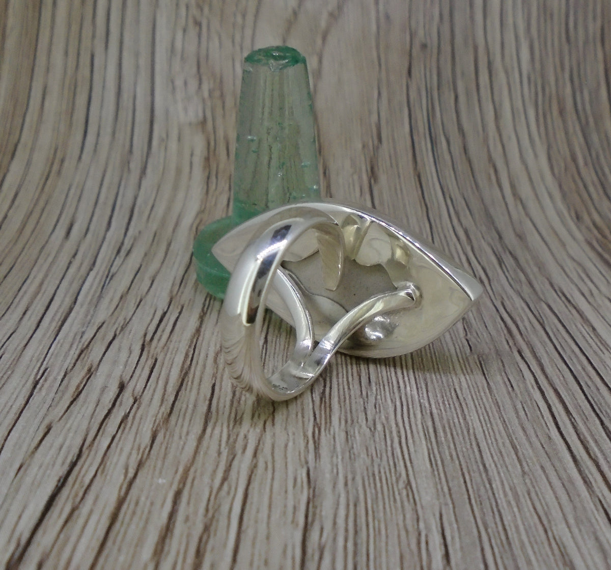 Old Willow Doves Sterling Silver Adjustable Ring