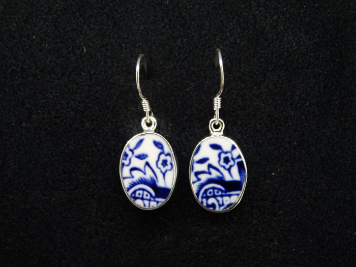Old Willow 'Flower' Sterling Silver Earrings