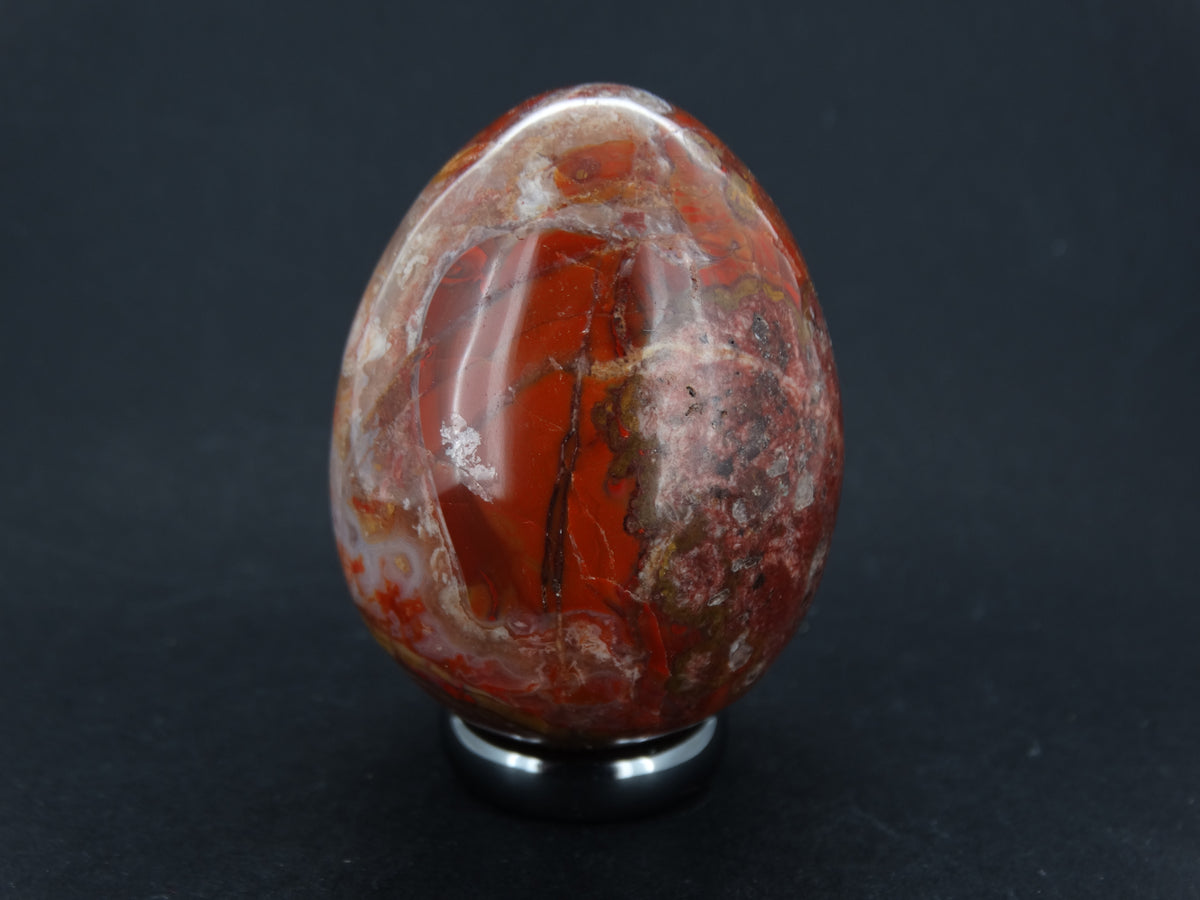 Burn Anne Agate Carved Egg