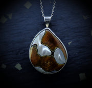 Turbo Shell Sterling Silver Pendant