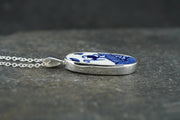 Old Willow Man Holding Staff Sterling Silver Pendant