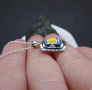 Fordite Sterling Silver Pendant