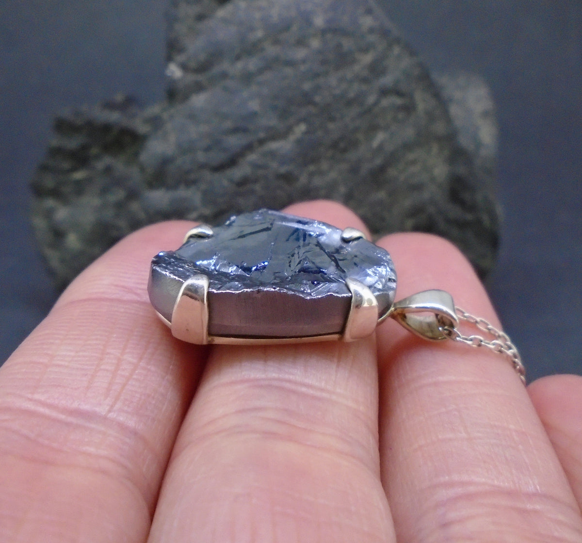 Silicon Sterling Silver Pendant