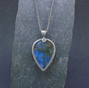 Labradorite Sterling Silver Pendant