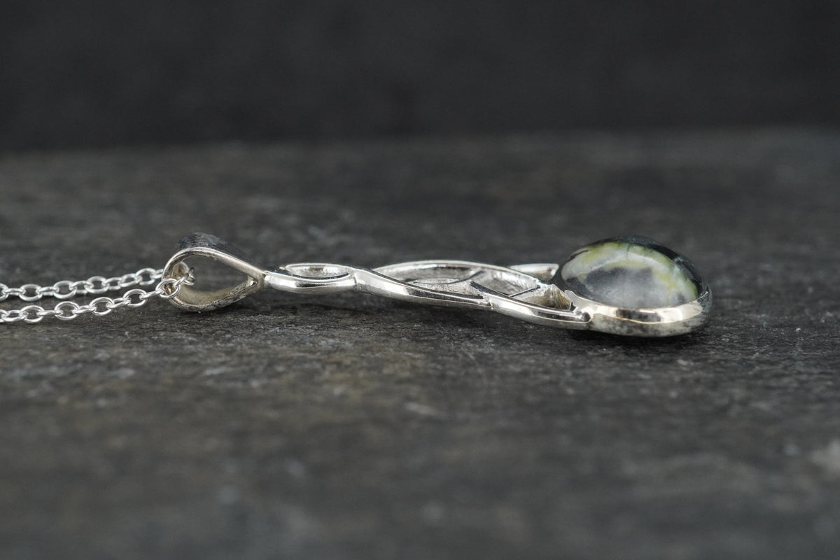 Skye Marble Sterling Silver Celtic Mother & Child Pendant