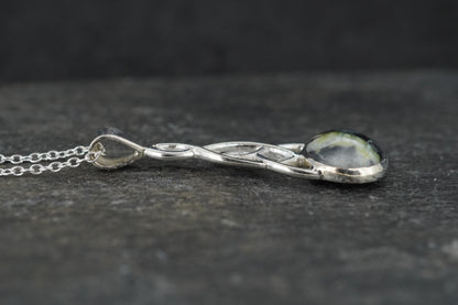 Skye Marble Sterling Silver Celtic Mother & Child Pendant