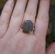 Raja Chola Empire Coin Sterling Silver Ring