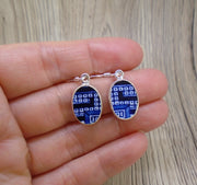 Old Willow 'Geometric' Sterling Silver Earrings