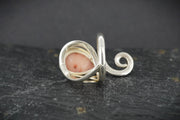 Scottish Isla Rose Sterling Silver Wrap Ring