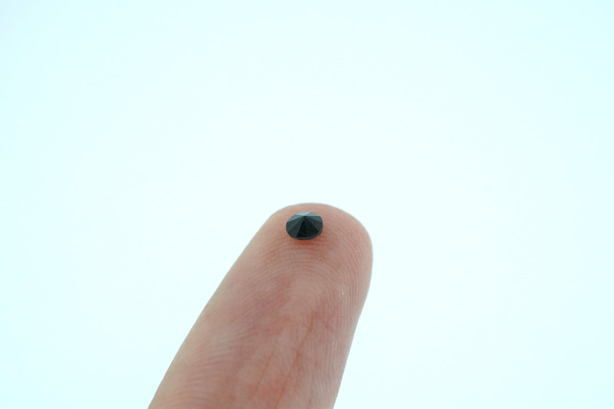Round Deep Blue Rare Scottish Sapphire Gemstone