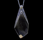 'Cridhe na Beinne' Cairngorm Quartz & Diamond Scottish Gold & Silver Pendant