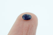 Oval Deep Blue Rare Scottish Sapphire Gemstone