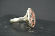 Scottish Speckled Isla Rose Sterling Silver Ring