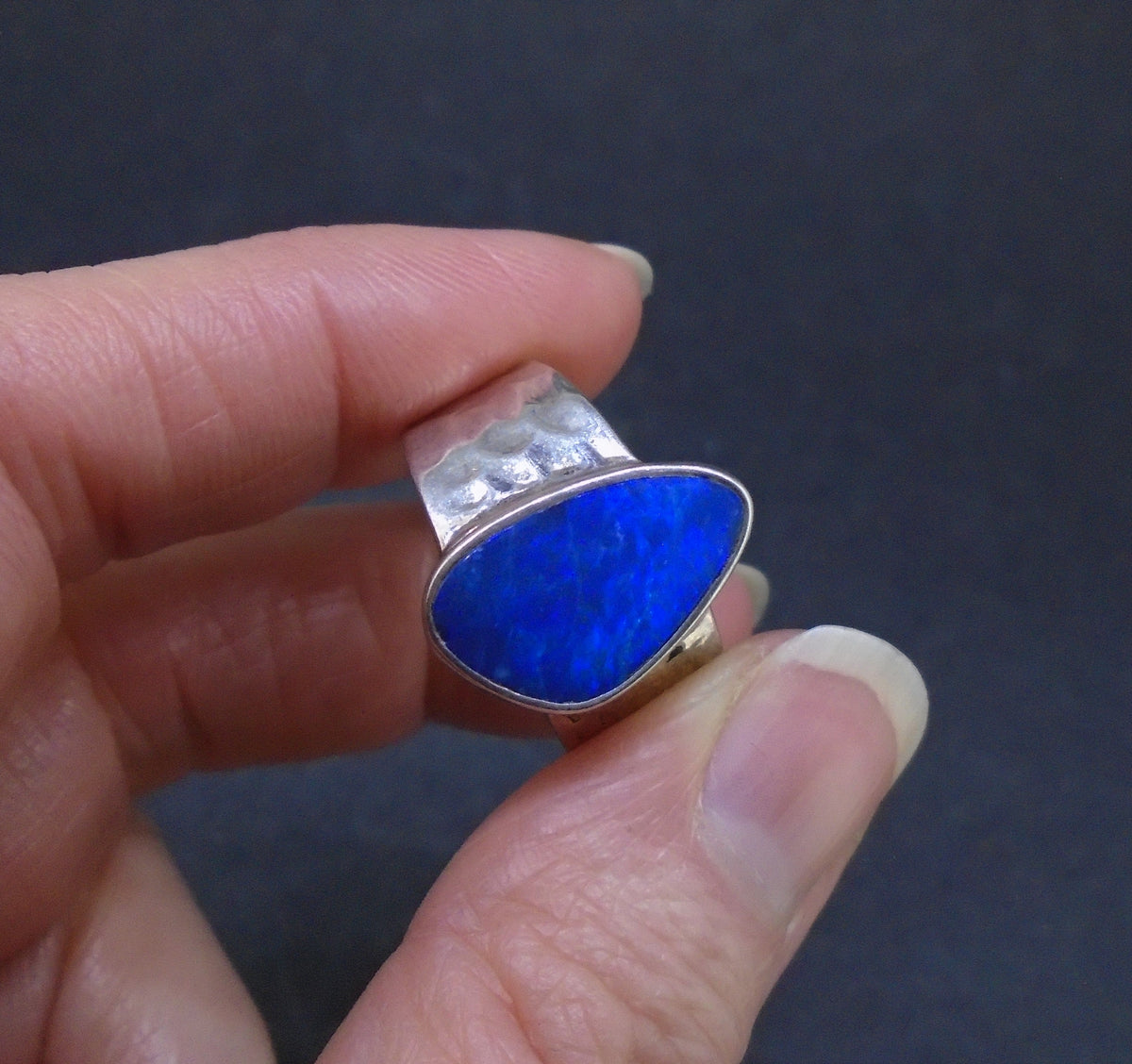 Opal Sterling Silver  Ring