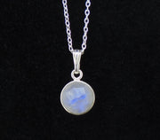 Delicate Moonstone Sterling Silver Pendant