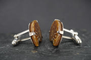 Ammonite Sterling Silver Cufflinks
