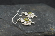 Skye Marble Sterling Silver Thistle Earrings