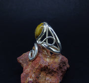 Campsie Fells Jasper Sterling Silver Ring