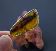 Baltic Amber Sterling Silver Pendant