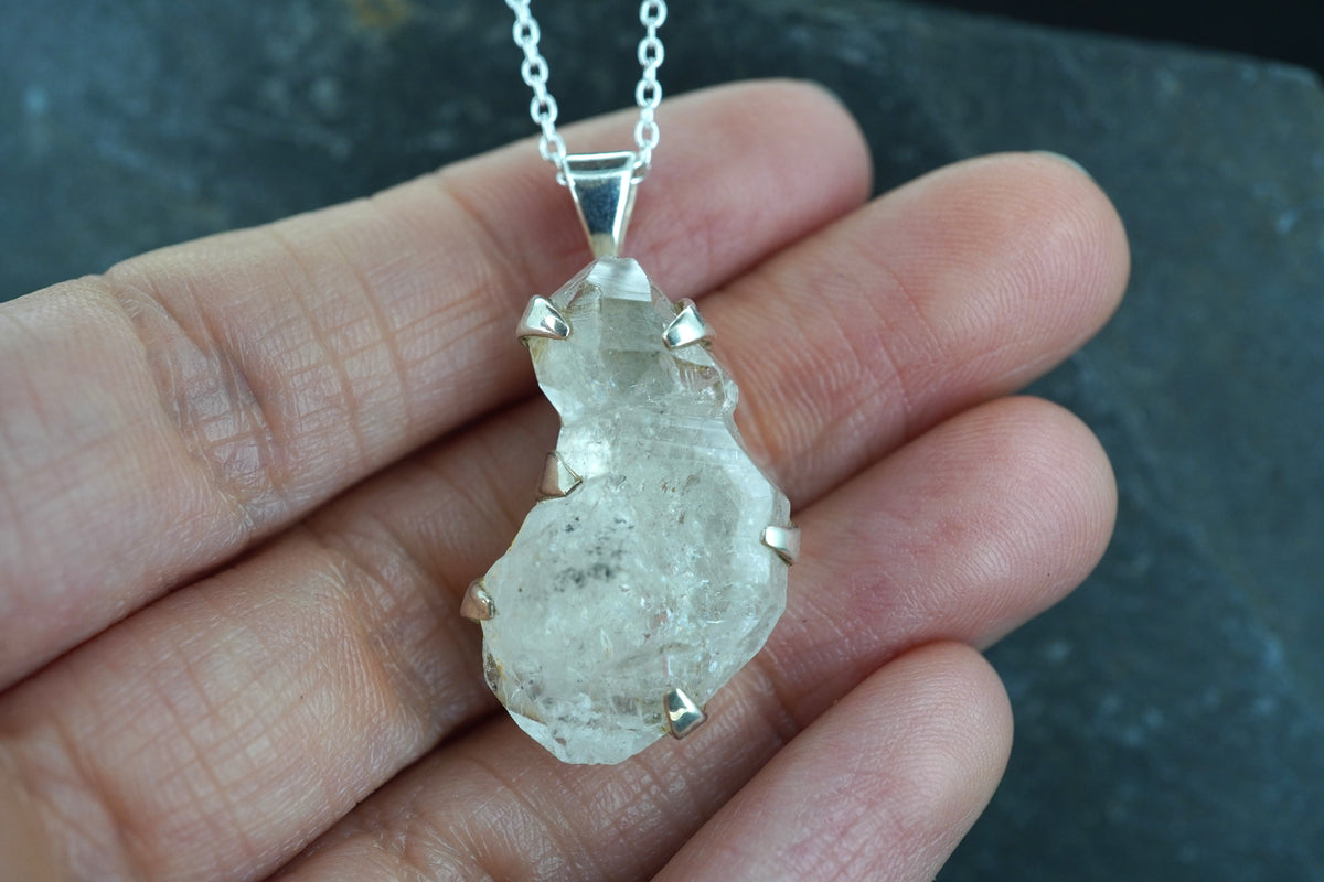 Herkimer Diamond Sterling Silver Pendant