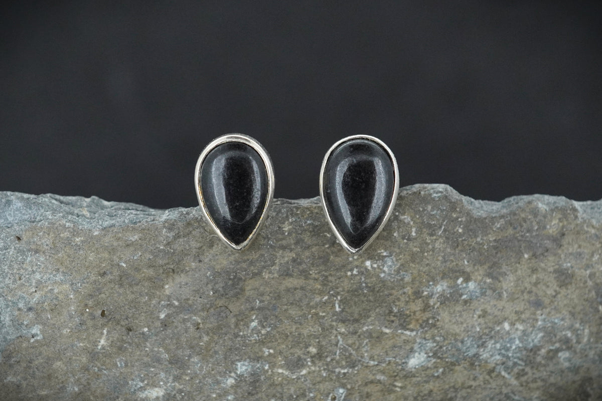 Edinburgh Castle Rock Sterling Silver Stud Earrings