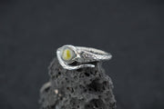 Skye Marble Sterling Silver Serpent Ring