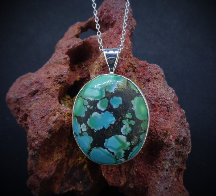 Turquoise Sterling Silver Pendant