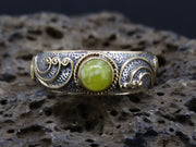 AAA Iona Marble and 14ct Scottish Gold Ring