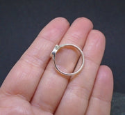 Watermelon Tourmaline Sterling Silver Ring