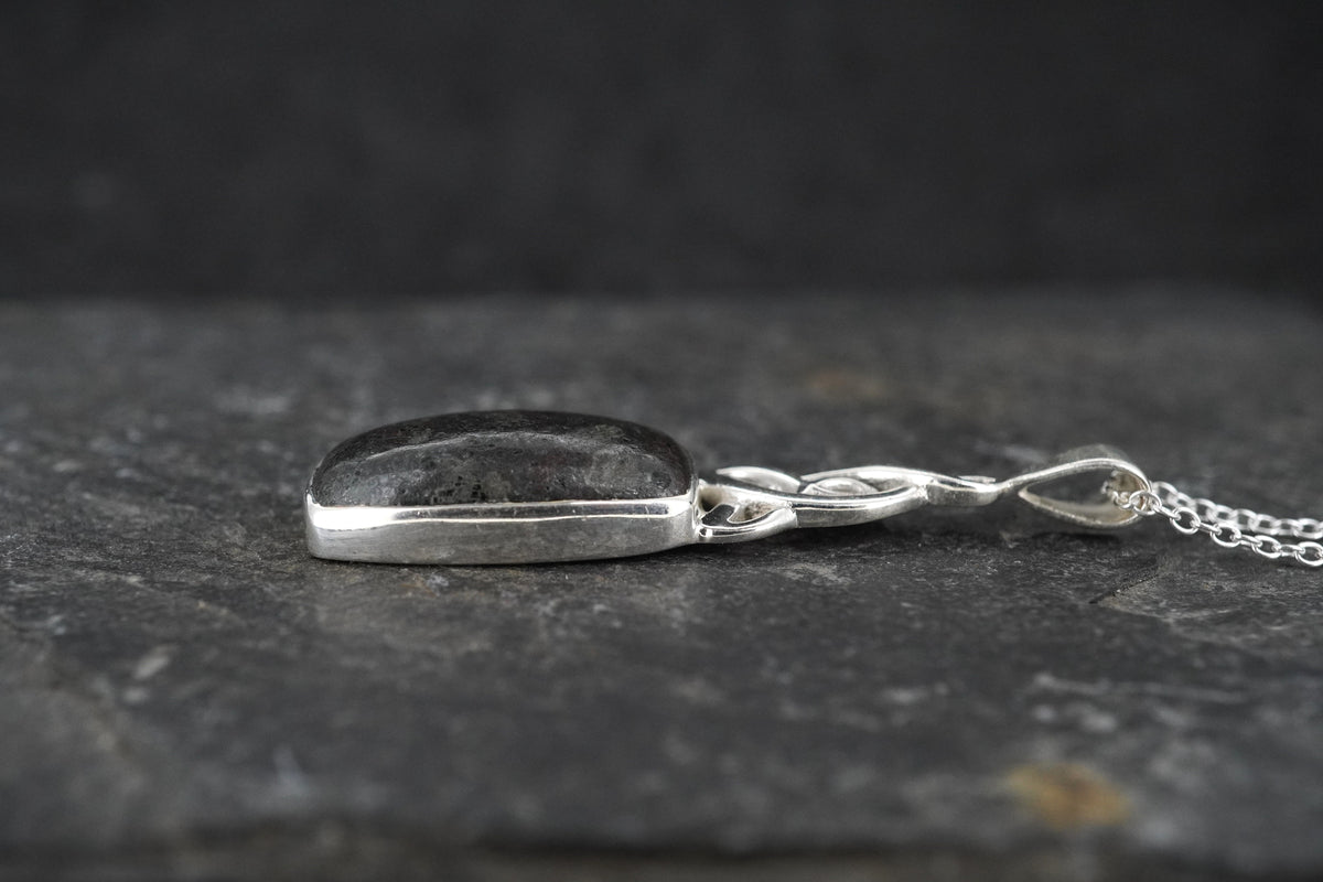 Edinburgh Cobblestone Sterling Silver Celtic Pendant