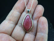 Pink Thulite Sterling Silver Pendant