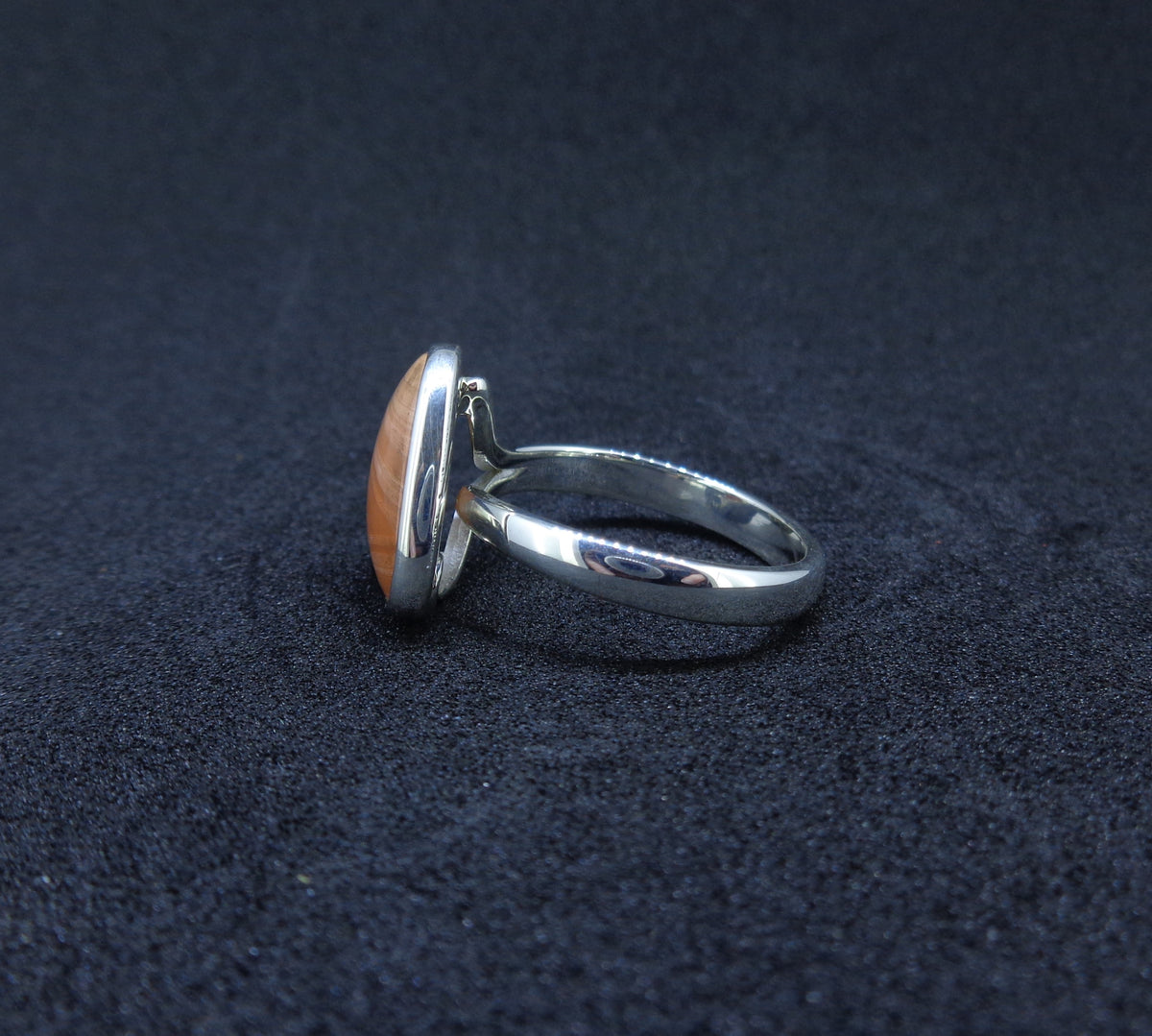 Scottish Agate Sterling Silver Ring