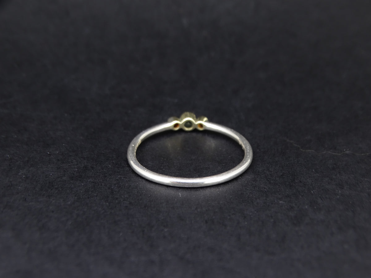 Scottish Sapphire and Elie Rubies with Scottish Gold Ring