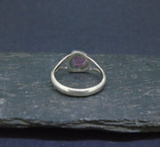 Watermelon Tourmaline Sterling Silver Ring