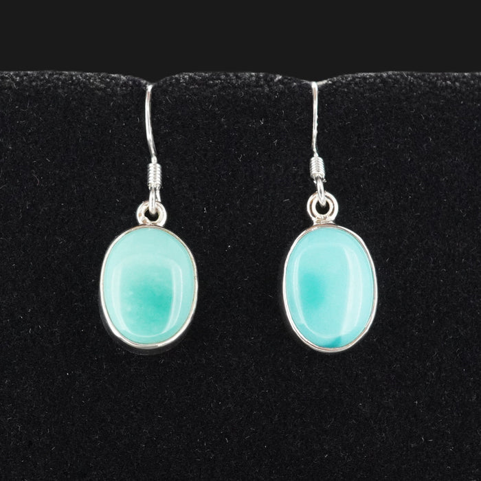 Asian Turquoise Sterling Silver Drop Earrings